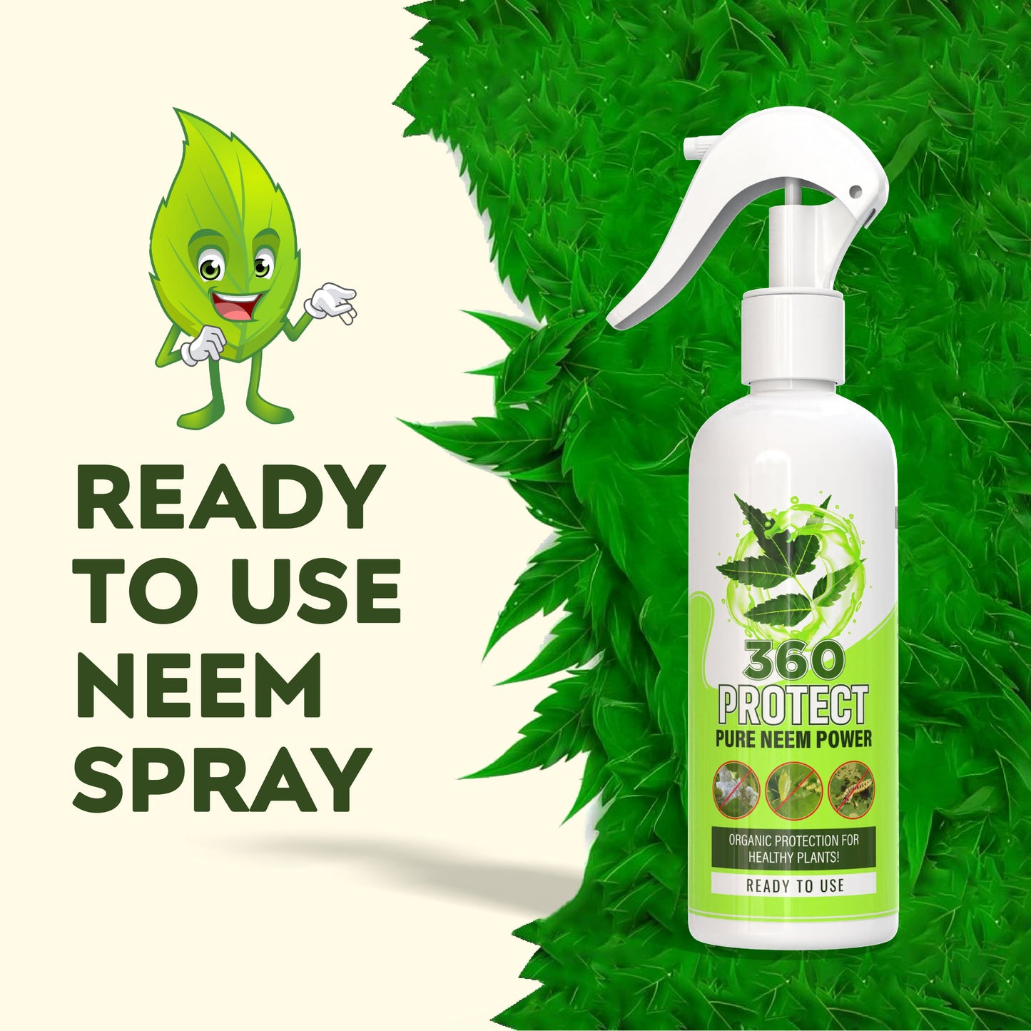 Pure Neem Plant Protection Spray (Pack of 2)